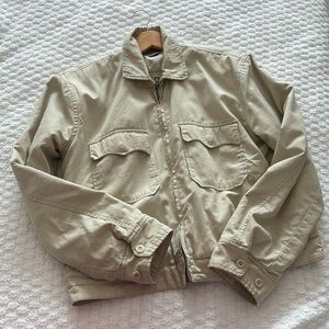 Elwood saddle jacket in sand